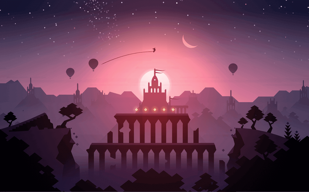 Image from the game: Alto's Odyssey
