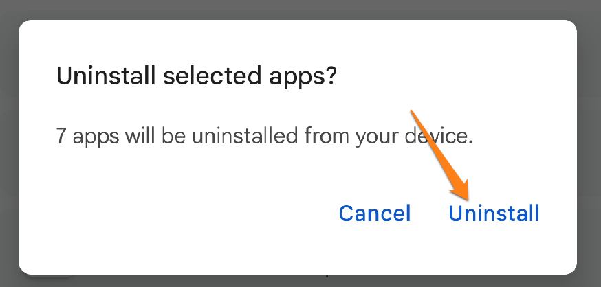Image from: Click on Uninstall How to Uninstall Multiple Apps on Android