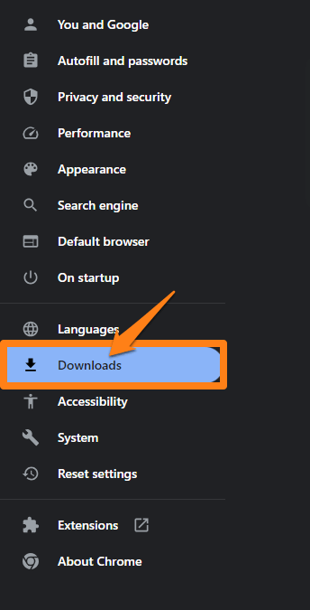 Image from: Downloads How to Change Download Location in Chrome