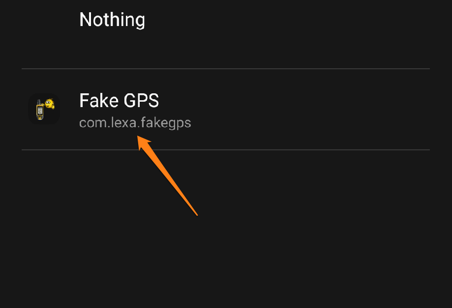 Image from: Choose Fake GPS location app