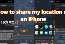 How to share my location on an iPhone