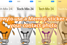 How to use a Memoji sticker as your contact photo