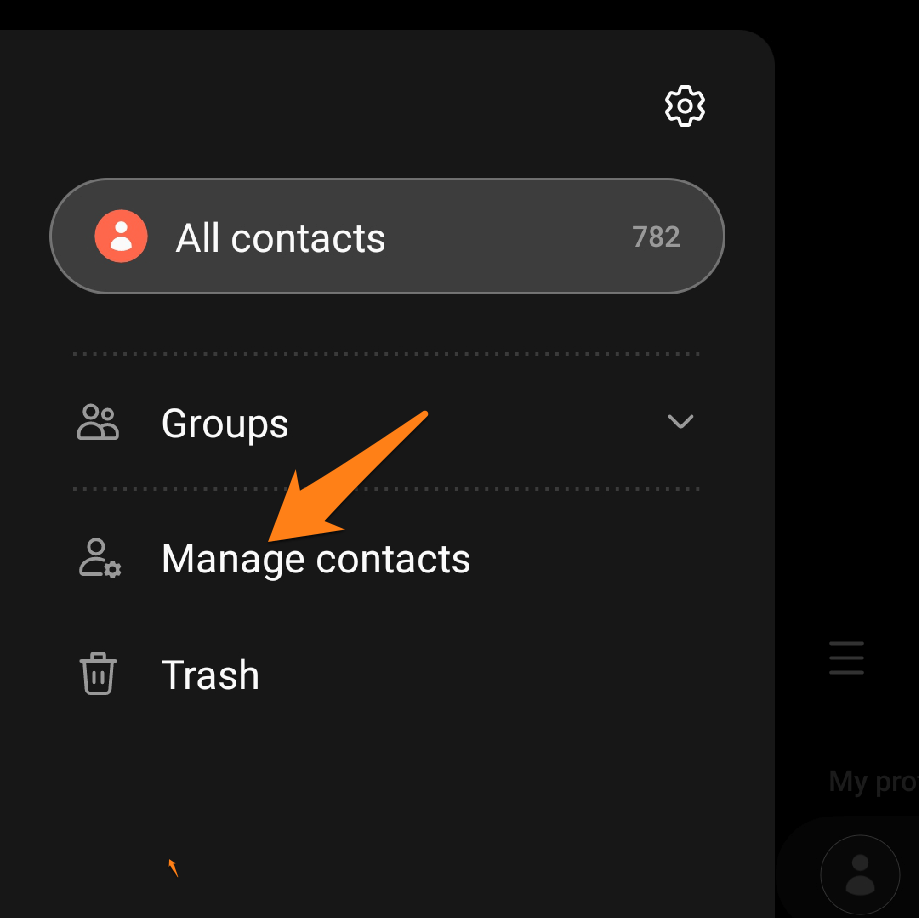 Image from: Manage contacts