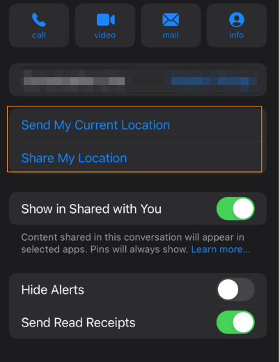 Share My Location for an article: How to share my location on an iPhone
