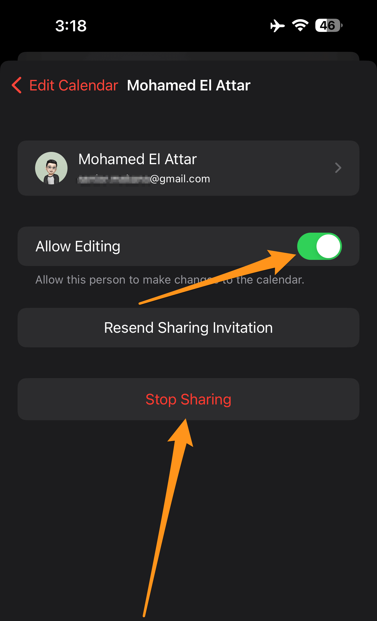 Stop sharing calendar How to share calendars on iPhone