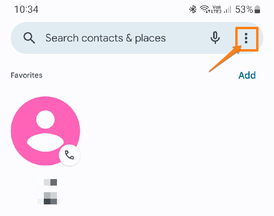 Three dots How to Enable Wi-Fi Calling on Android
