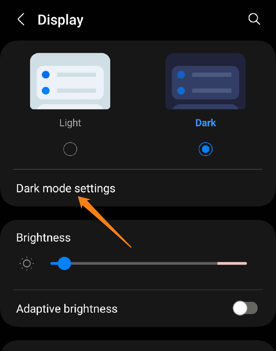 Dark mode settings How to Activate Dark Mode on Android