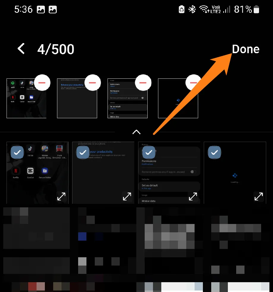 Click Done How to Hide Photos on Android