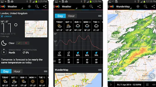 Weather Underground App Best Weather Apps for Android